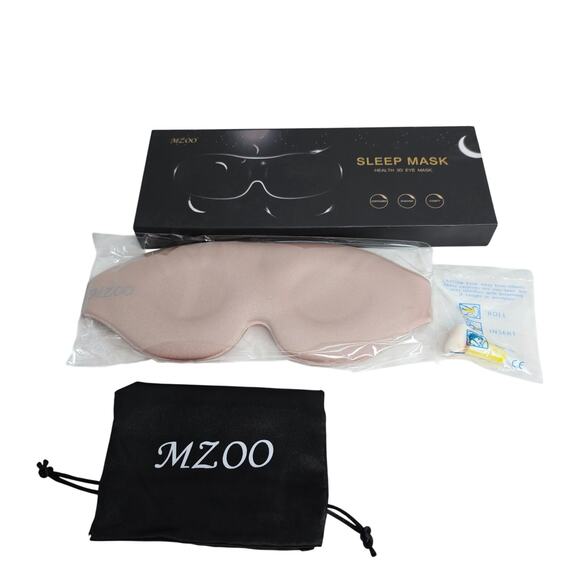 MZOO Sleep Mask for Side Sleeper Women Men, Eye Mask for Sleeping Light Blocking - Picture 1 of 11
